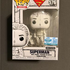 Superman sketched Funko Pop. Limited Edition. Only 9500 made.